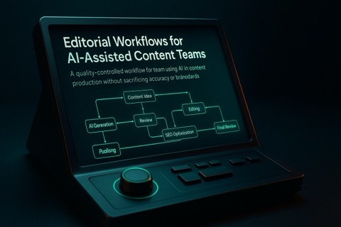 Cover image for blog post: Editorial Workflows for AI-Assisted Content Teams